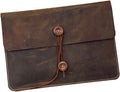Vintage Distressed genuine leather macbook sleeve case - Protective
