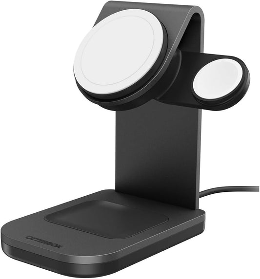 OtterBox 3-in-1 Wireless Charging Station for MagSafe - Black
