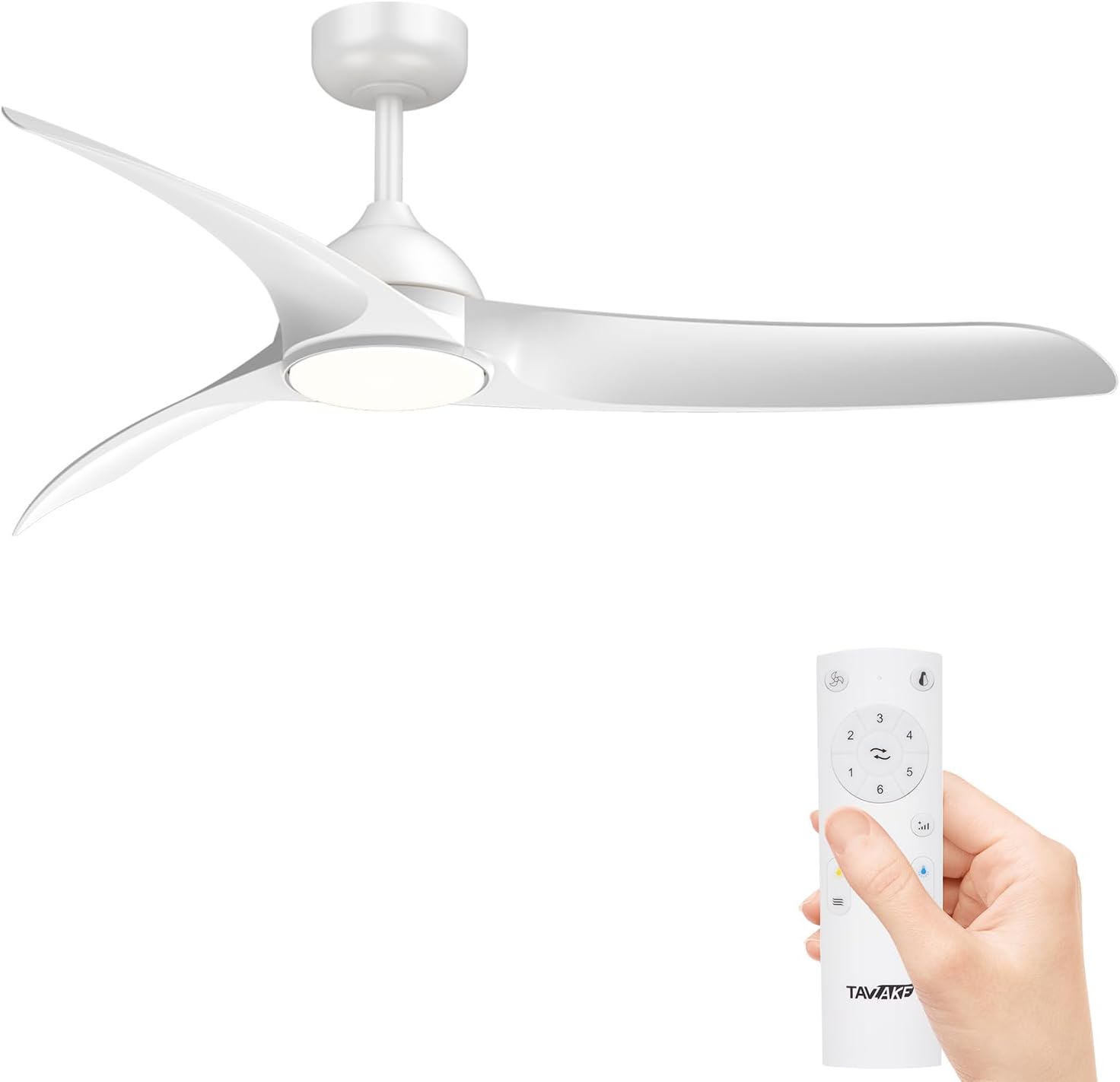 56 inch Ceiling Fan with Lights and Remote Control for Comfort
