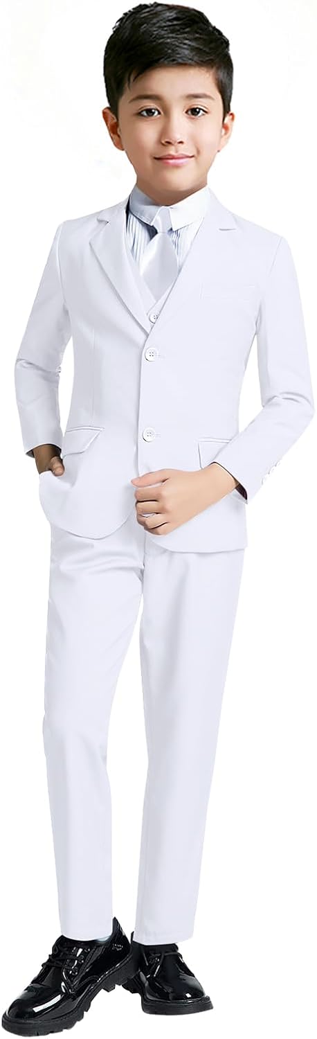 YuanLu Boys Suit for Kids Tuxedo Wedding Ring Bearer Outfit