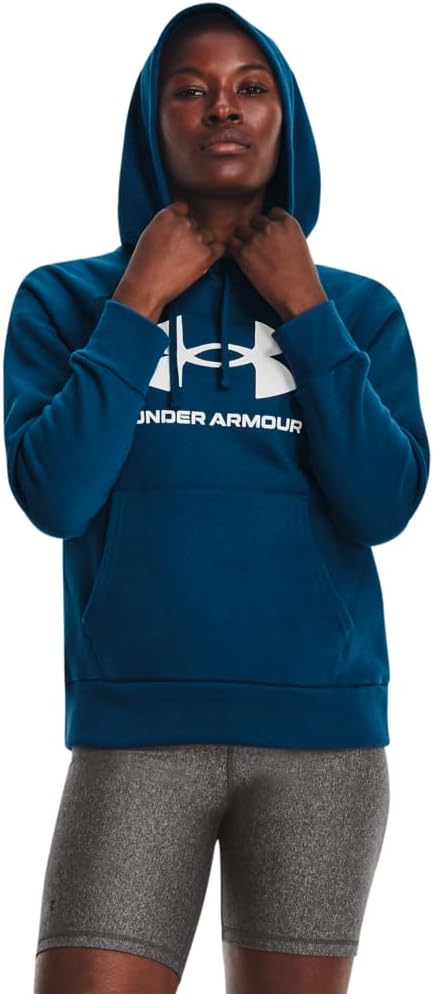 Under Armour womens Rival Fleece Big Logo Hoodie for Comfort