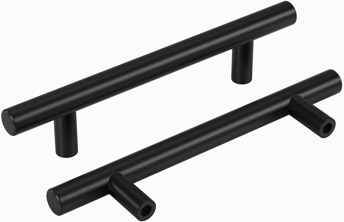 homdiy Black Cabinet Handles 30Pack for Kitchen and Bathroom