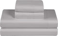 Full Size Cotton Percale Sheets - 300 TC Cooling Grey