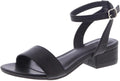 TruFox 1 Inch Low Heel Dressy Sandal - Comfortable Open Toe Ankle all