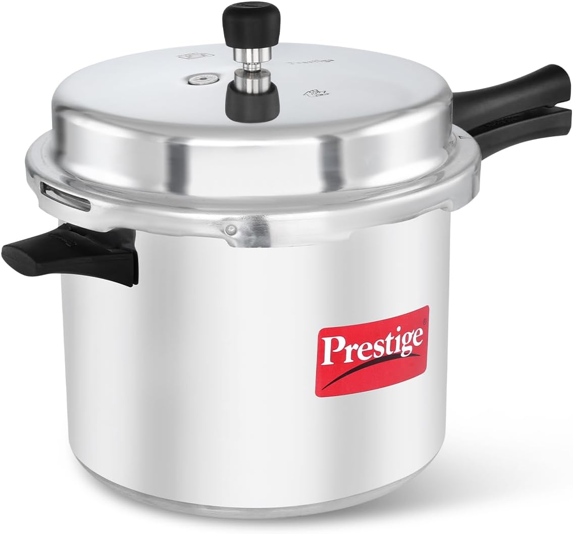 Prestige Popular Aluminium Pressure Cooker for Safe Cooking