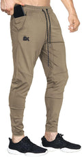 Mens Lightweight Gym Jogger Pants for Men - Slim Tapered Fit