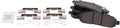 TRQ Front Brake Pads Ceramic Compatible with Nissan and Chevrolet