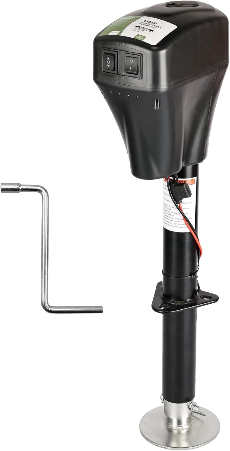 RVMATE Electric A-Frame Trailer Jack for Heavy Duty Use