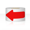 Arrow Floor Sticker Tape 3ft 6in - 200 PCS Red Arrow Floor Decals