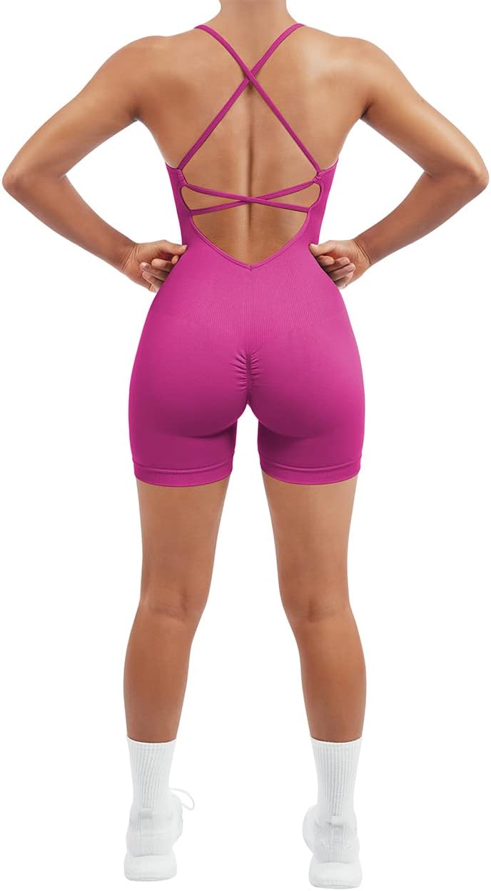 SUUKSESS Women Strappy Romper for Tummy Control and Comfort