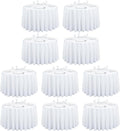108 in Round Tablecloth White 10 Pack - Floor Length for 48 in Tables