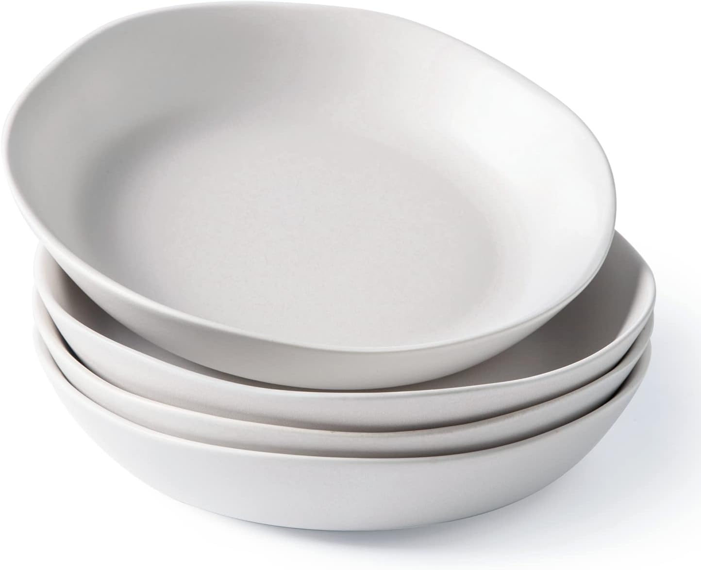 Large Ceramic Pasta Bowls Set of 4 for Stylish Dining