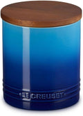 Le Creuset Salt Cellar with Wooden Lid for Stylish Kitchen Use