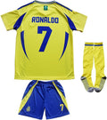 LeenBD 2024/2025 NASSR Riyadh #7 Kids Home Soccer Jersey Set