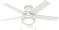 Hunter Anslee 46in Indoor Low Profile Ceiling Fan with LED - Modern