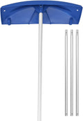 Snow Roof Rake 24 in Blade with Adjustable 3.8-18.2 ft Handle - Roof