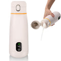 Portable Milk Warmer for Travel - Fast Heating, Long Battery Life