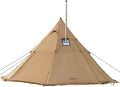 4-8 Person Hot Tipi Tent with Stove Jack - FIREHIKING