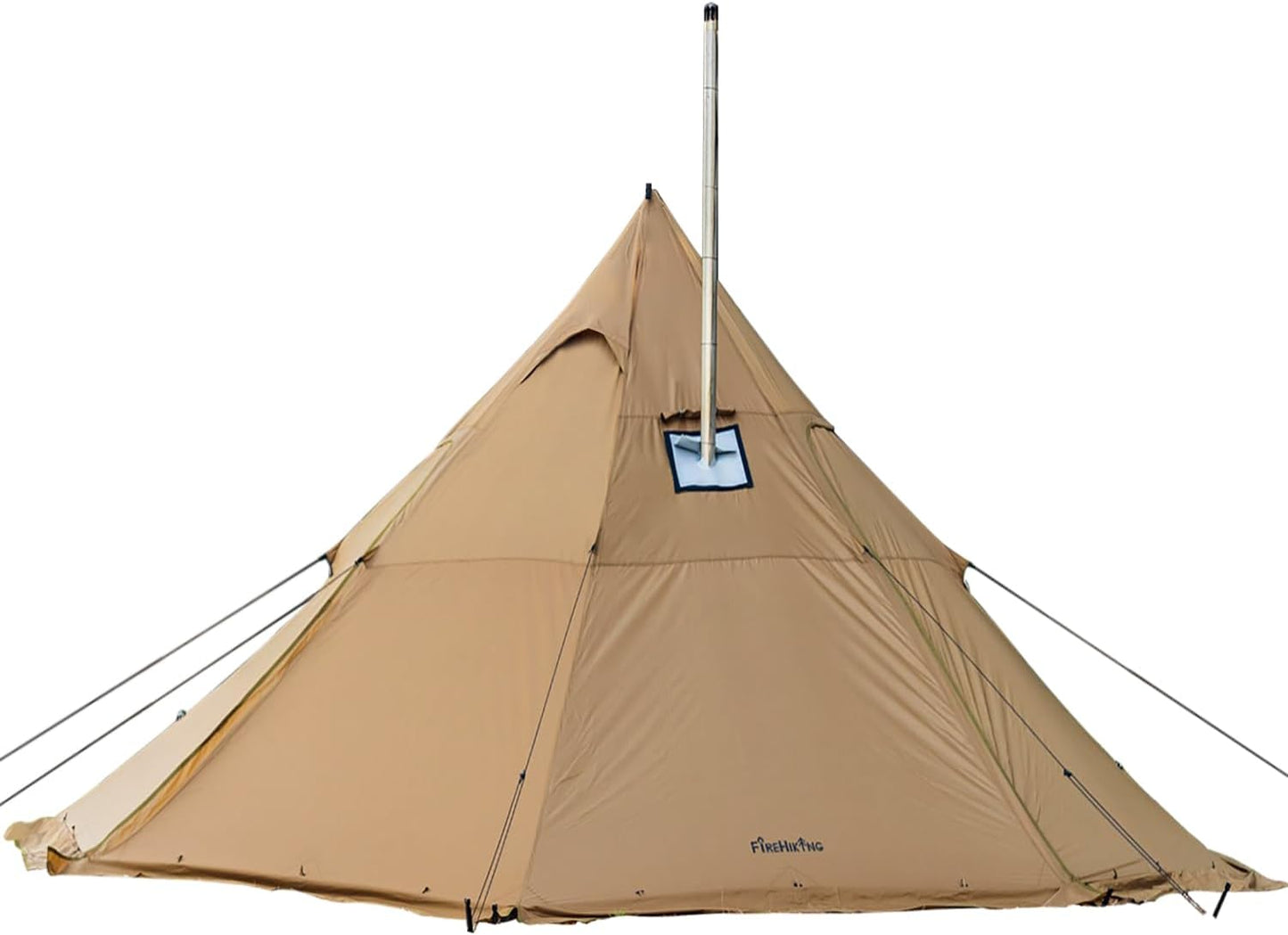 4-8 Person Hot Tipi Tent with Stove Jack - FIREHIKING