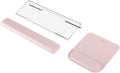 MOSISO Acrylic Keyboard Stand & Wrist Rest Set - Ergonomic Clear Stand