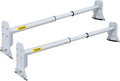 Van Roof Ladder Rack 2 Bars 331 lbs Capacity - Adjustable Fit