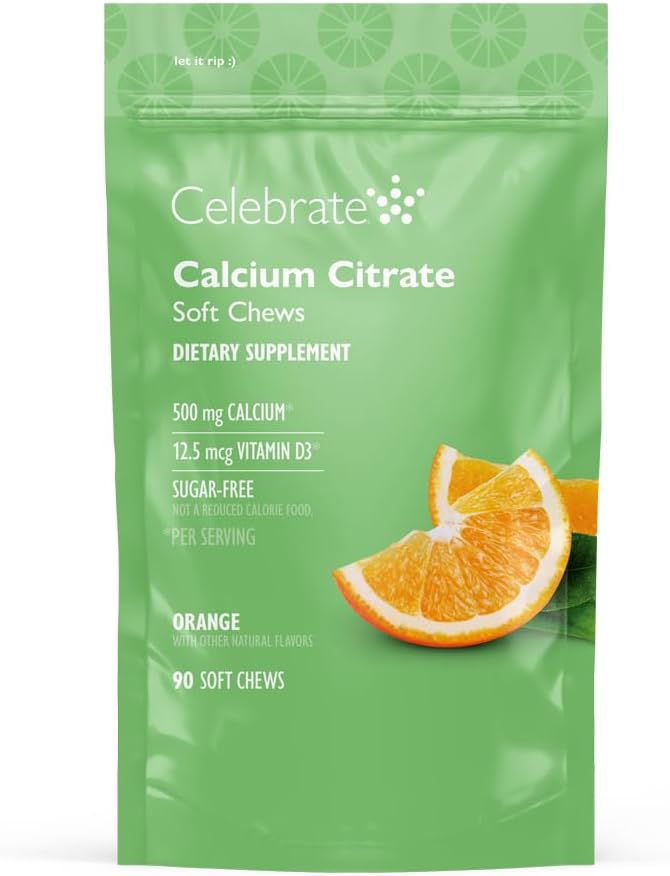 Celebrate Vitamins Bariatric Calcium Citrate Soft Chews 90 Count