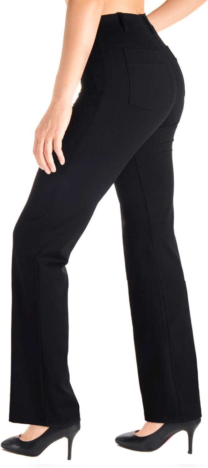 Yogipace Women's Flare Yoga Dress Pants for Every Height