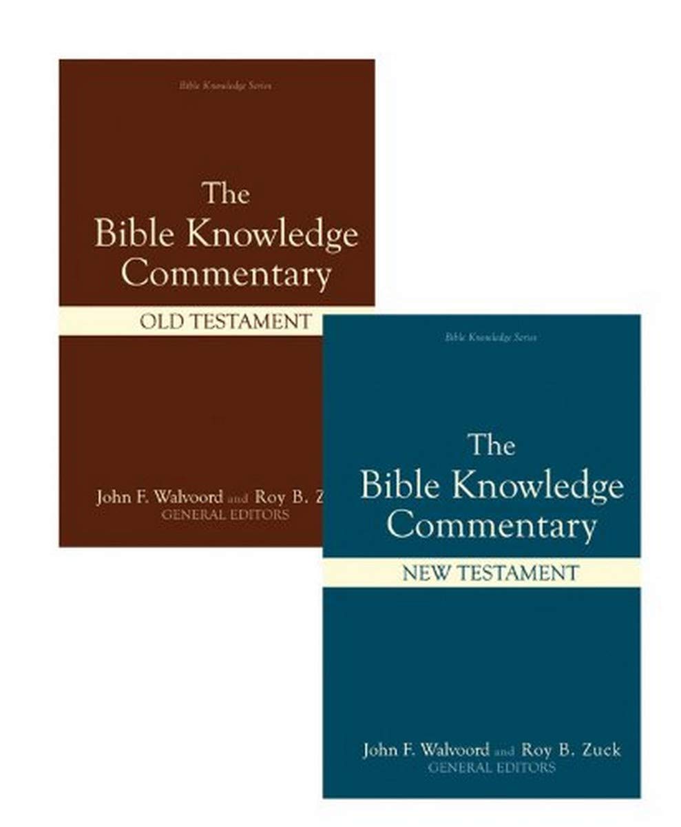 Bible Knowledge Commentary 2 Volume Set by Walvoord & Zuck