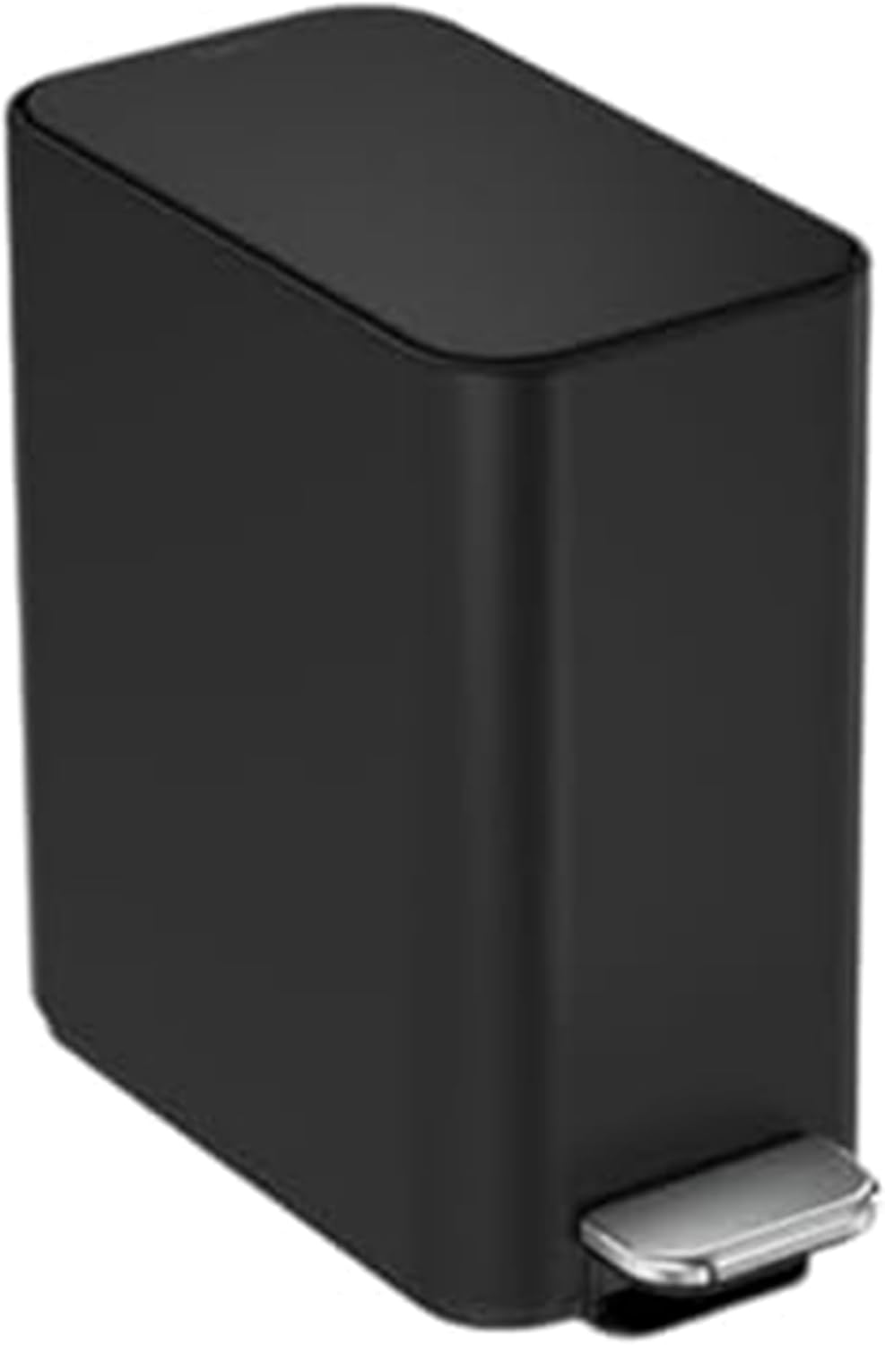 5L Slim Bathroom Trash Can with Soft Close Lid for Convenience