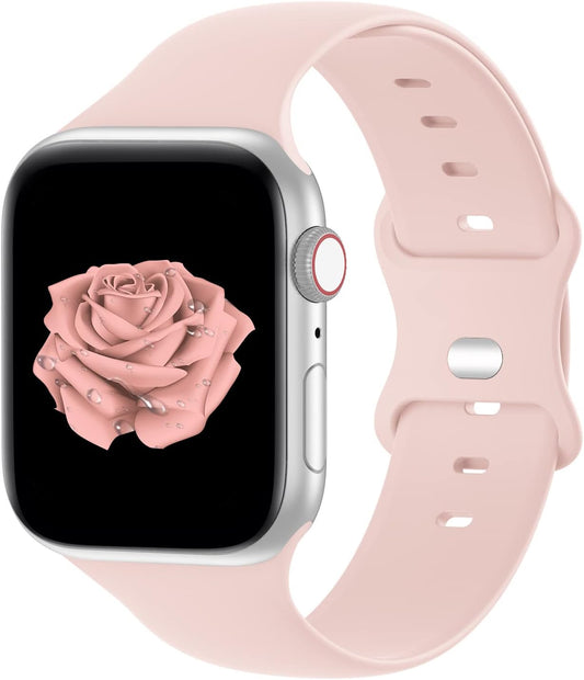 Soft Silicone Band for Apple Watch Series 3-5