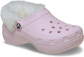 Crocs Women's Classic Platform Fuzz-Lined Clogs - Elevated Cozy