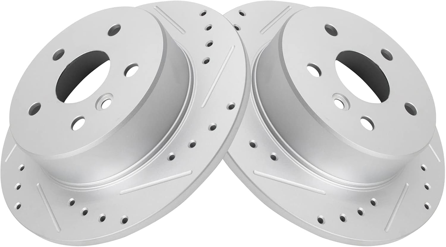 TRQ Rear Performance Brake Rotors Set for 2000-2004 Toyota Avalon