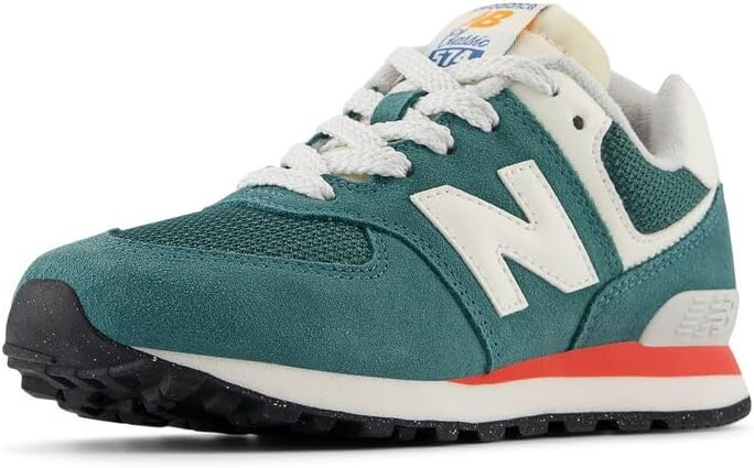 New Balance Boy's 574 V1 Lace-up Sneaker for Comfort and Style