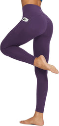 7/8 Workout Leggings for Women High Waisted Tummy Control
