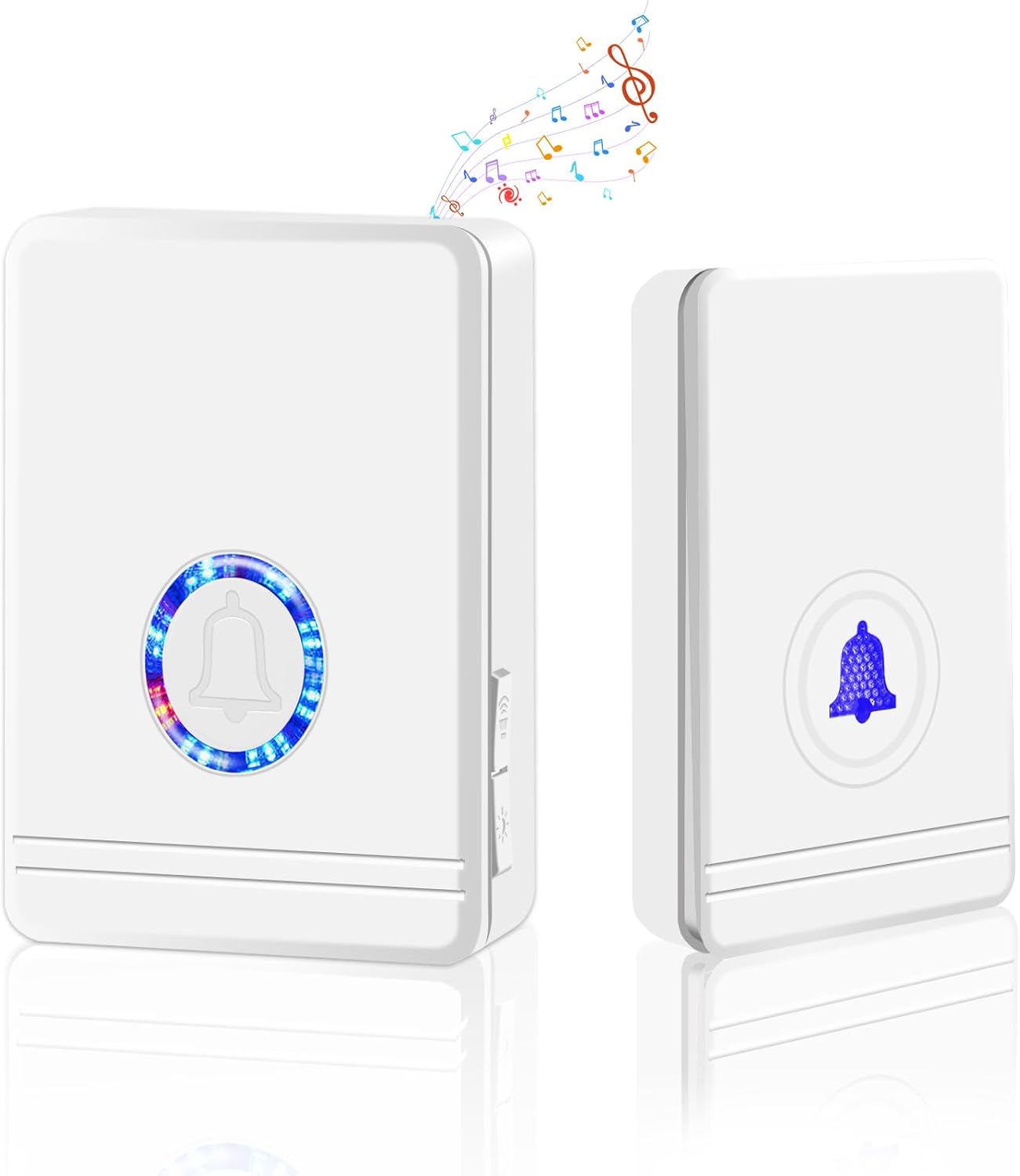 Greencycle Wireless Doorbell - 48 Ringtones, Long Range, Waterproof
