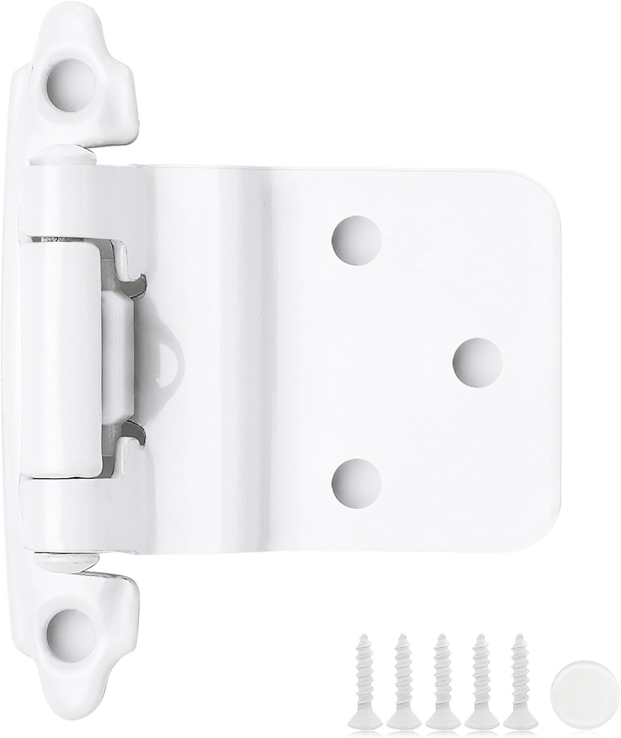60 Pack 3/8 Inch Inset Cabinet Hinges for Smooth Closing