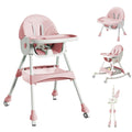 High Chairs for Babies and Toddlers 4-in-1 Convertible High Chair