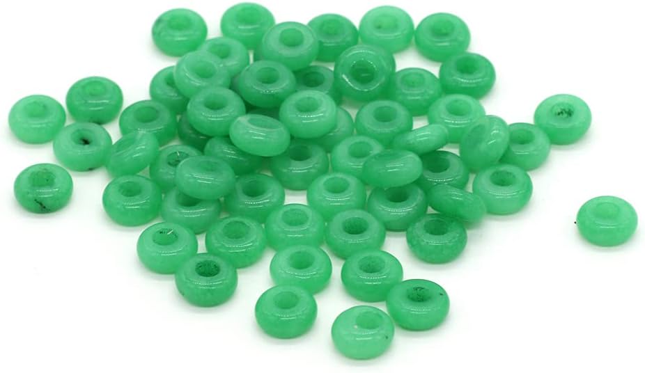 30pcs Natural Stone Bead Ring Set for Stunning Jewelry Making