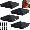 6x6 Heavy Duty Aluminum Pyramid Post Caps for Wood Posts