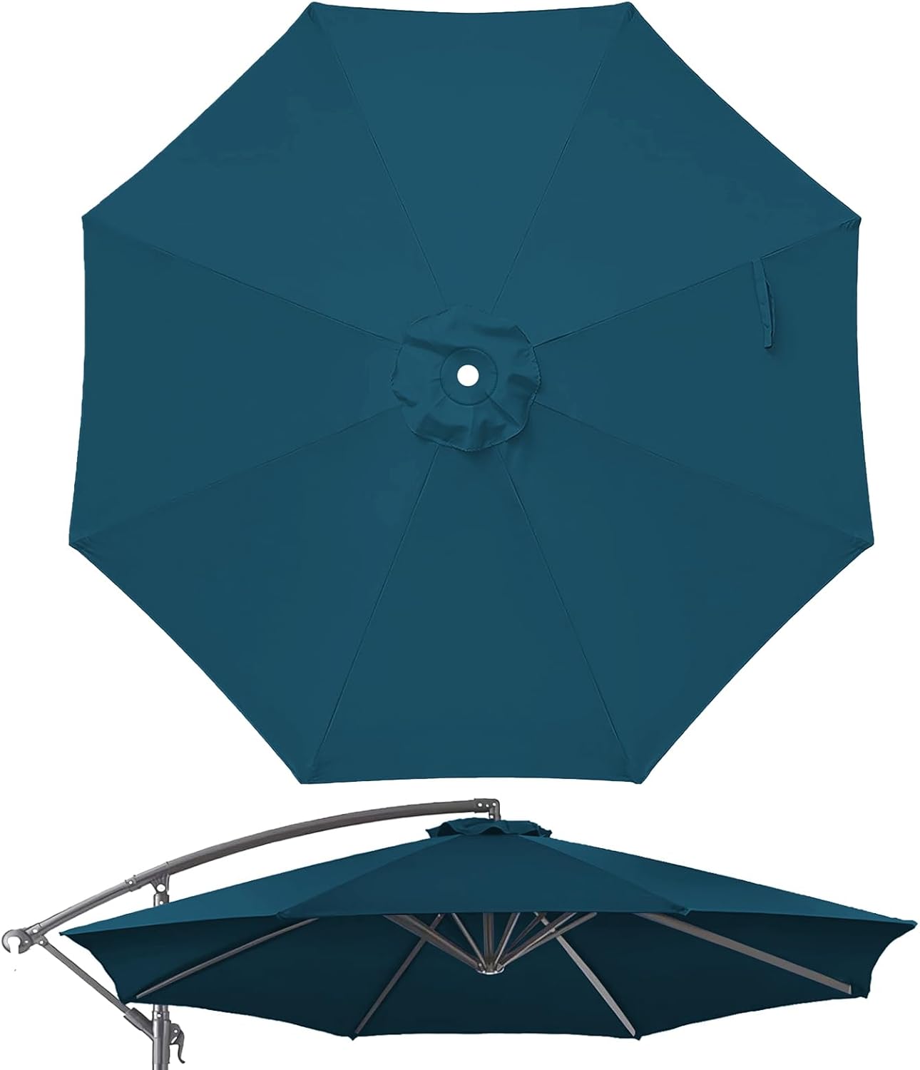 10ft Patio Umbrella Replacement Canopy for 8 Ribs - Durable & Stylish