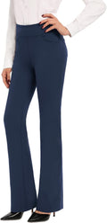 SEVEGO Bootcut Yoga Dress Pants High Waist Stretch - 4
