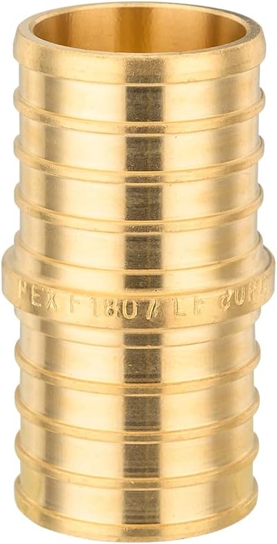 Pack of 25 EFIELD Pex Barb Crimp Brass Fittings for Plumbing