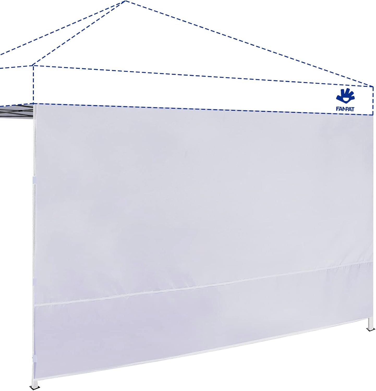 Waterproof UV Block Sidewall 10x10 Canopy - FANPAT