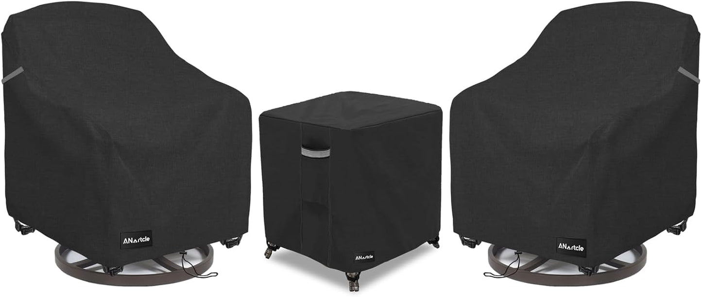 3 Pieces Patio Bistro Set Cover for Ultimate Outdoor Protection