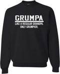 Wild Bobby Grumpa Like A Regular Grandpa Only Grumpier Crewneck We