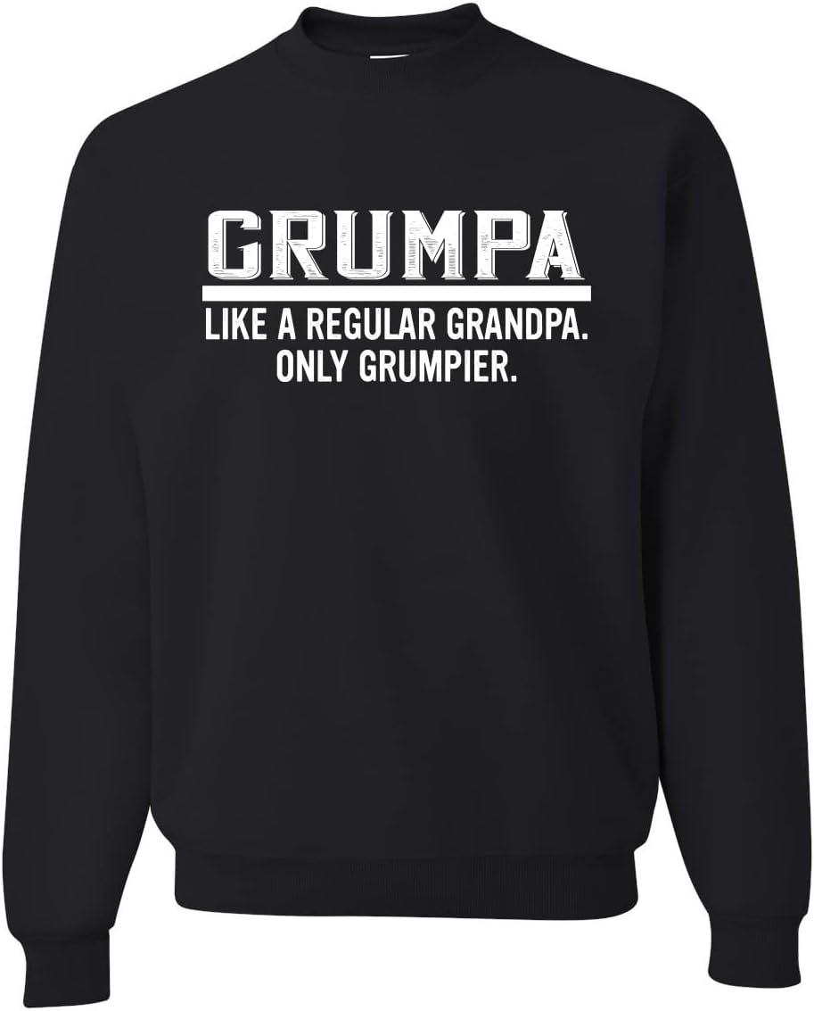 Grumpa Like A Regular Grandpa Only Grumpier Funny Sweatshirt