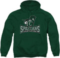 Unisex Distressed Collegiate Pullover Hoodie - Official Logo