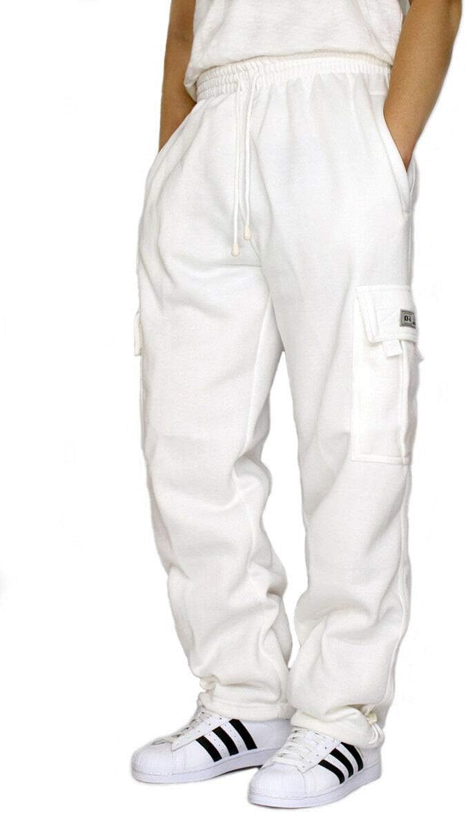 DREAM USA Men's Heavyweight Fleece Cargo Sweatpants Review