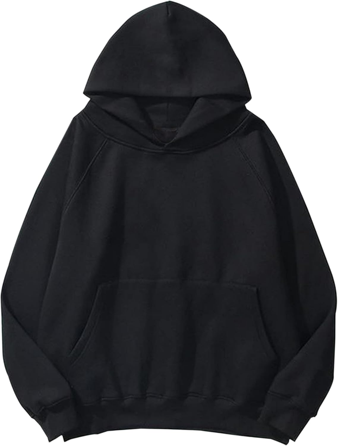 Lauweion Women Solid Basic Fleece Hoodie for Cozy Comfort