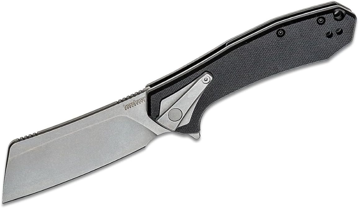 Kershaw Bracket Pocketknife with 3.4in Cleaver Blade Design